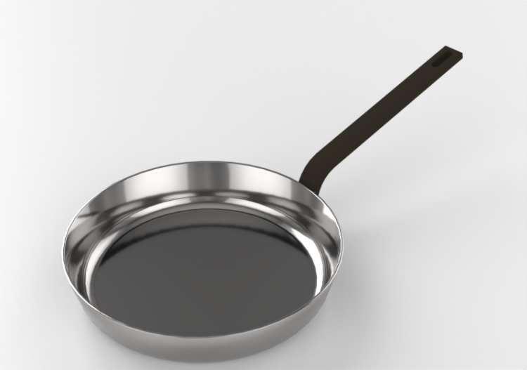 Pentole e Contenitori 3D - Casseruole in acciaio inox -...