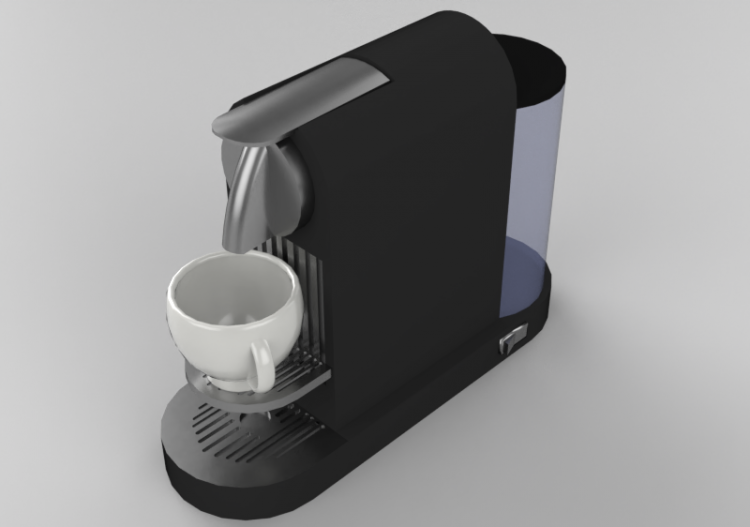 Electroménagers 3D - Machine à café - ACCA software