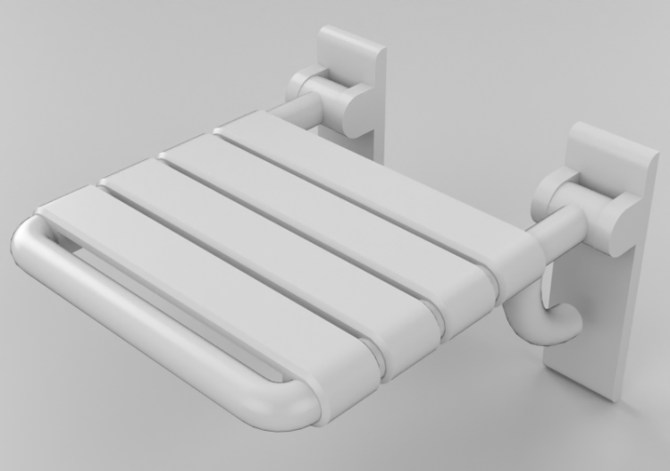 3D Accessories - Folding seat for shower - Hewi -...