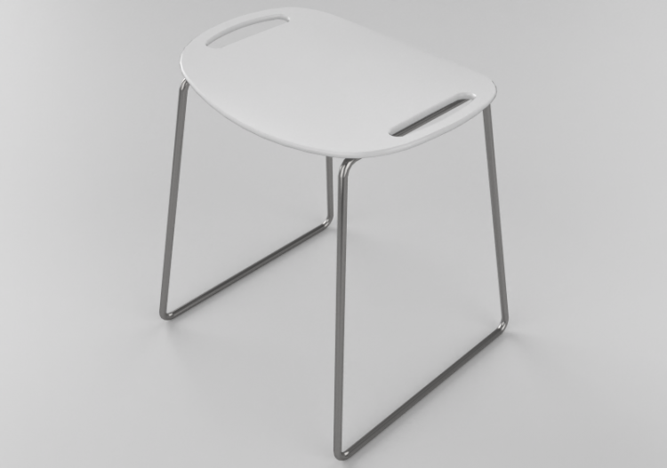 Accesorios 3D - Taburete para ducha - Hewi - 950.51.30098 -...
