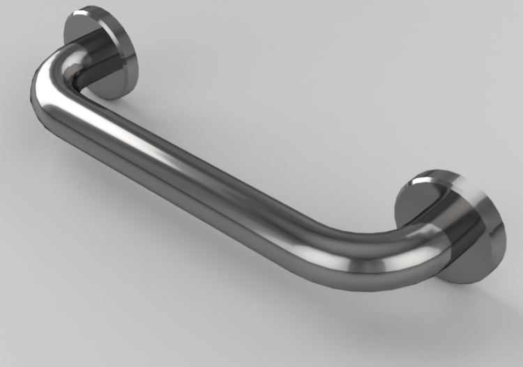 Accesorios 3D - Barra para discapacitados en acero...