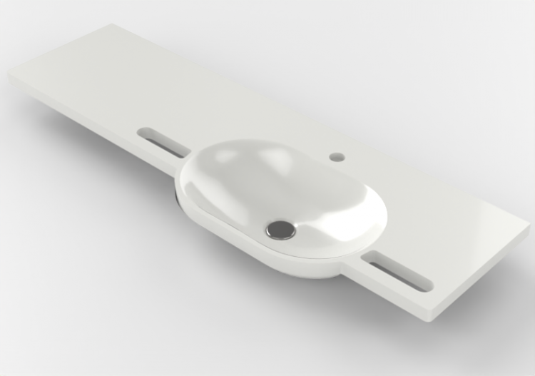 Lavabi 3D - Lavabo per disabili - Hewi - 950.11.201 - ACCA...