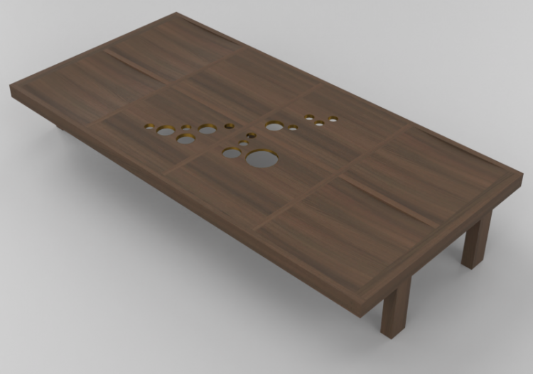 3D Tisch - Holztisch - Schuster - Poas - ACCA software