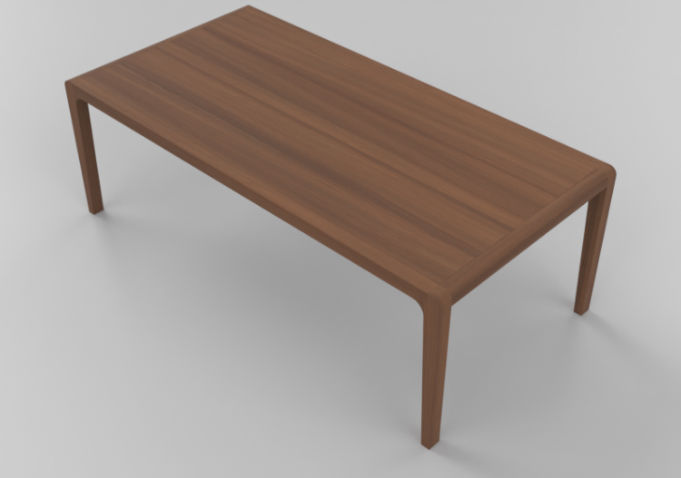 3D Tables - Wooden Table - Schuster - Foz - ACCA software