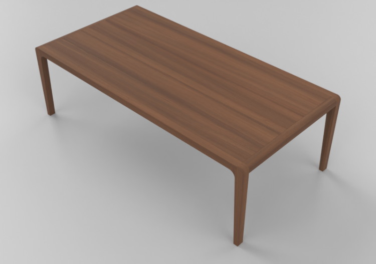 3D Tables - Wooden Table - Schuster - Foz - ACCA software