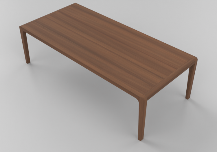 3D Tables - Wooden Table - Schuster - Foz - ACCA software