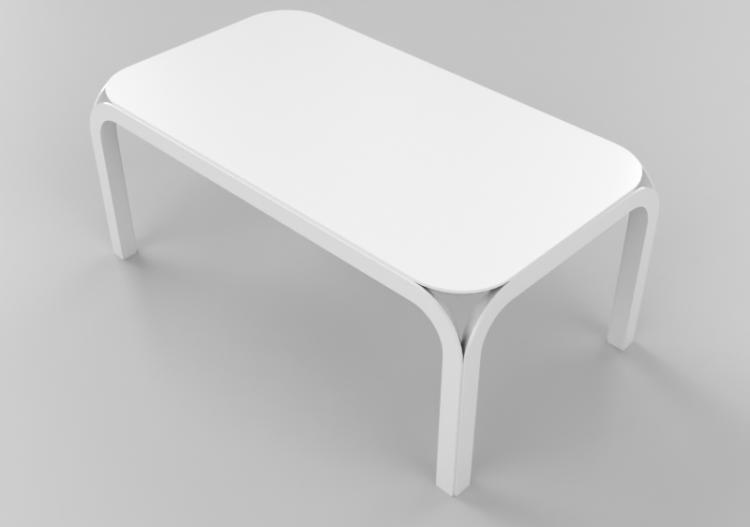 3D Tables - Wooden Table - Schuster - Junta - ACCA software