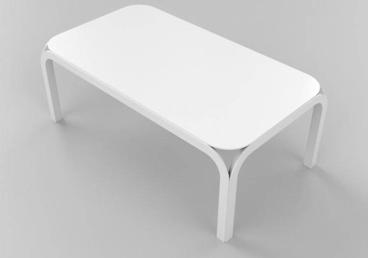 3D Tables - Wooden Table - Schuster - Junta - ACCA software