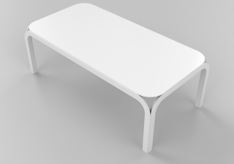 3D Tables - Wooden Table - Schuster - Junta - ACCA software