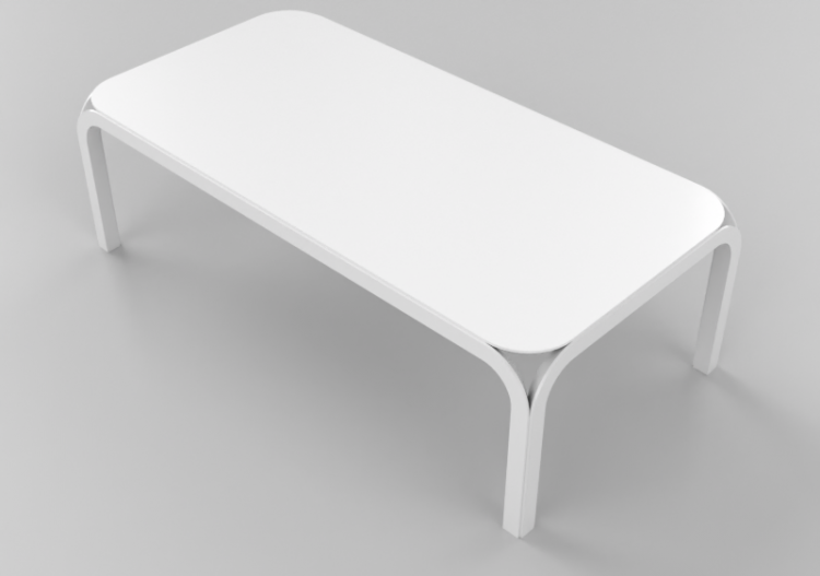 3D Tables - Wooden Table - Schuster - Junta - ACCA software