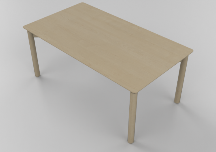 3D Tisch - Holztisch - Schuster - Voyage - ACCA software