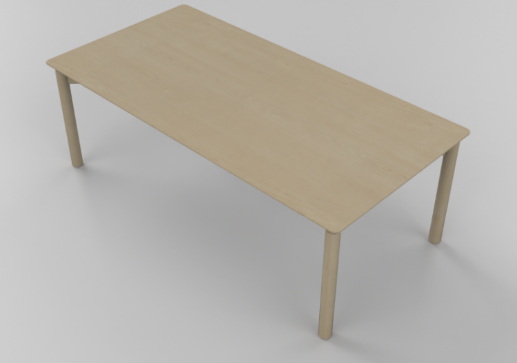 3D Tisch - Holztisch - Schuster - Voyage - ACCA software