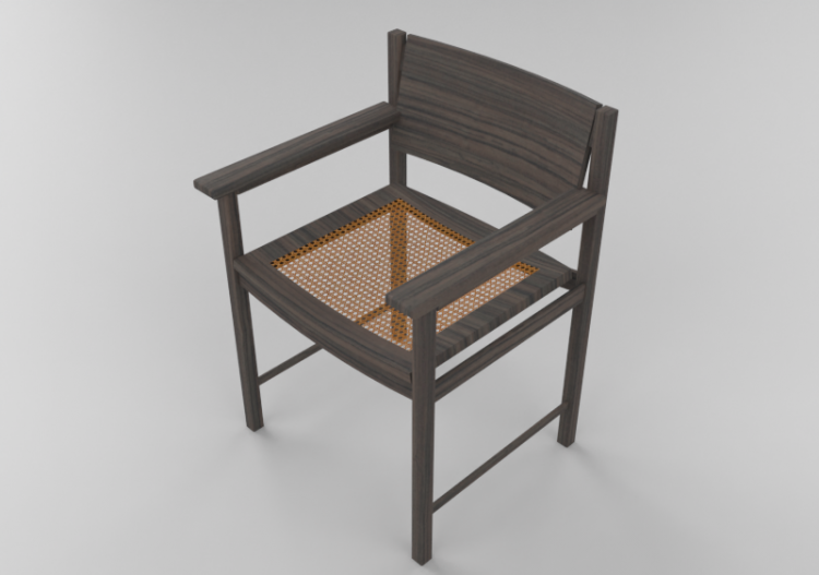 3D Chairs - Wood Chair - Schuster - CB - ACCA software