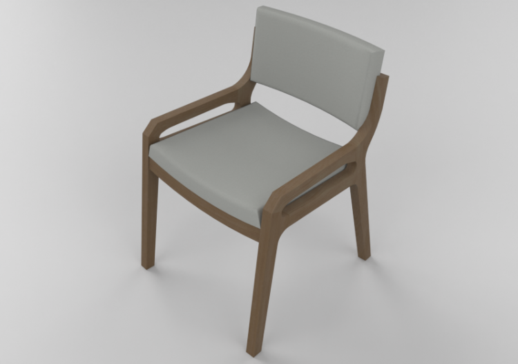3D Stühle - Holzstuhl - Schuster - Curva - ACCA software