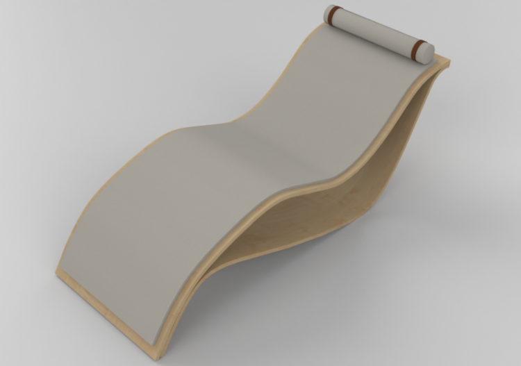 Cadeira 3D - Chaise de madeira - Schuster - Su - ACCA...