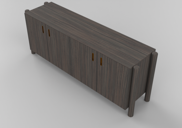 Muebles 3D - Buffet de madera - Schuster - Voyage - ACCA...