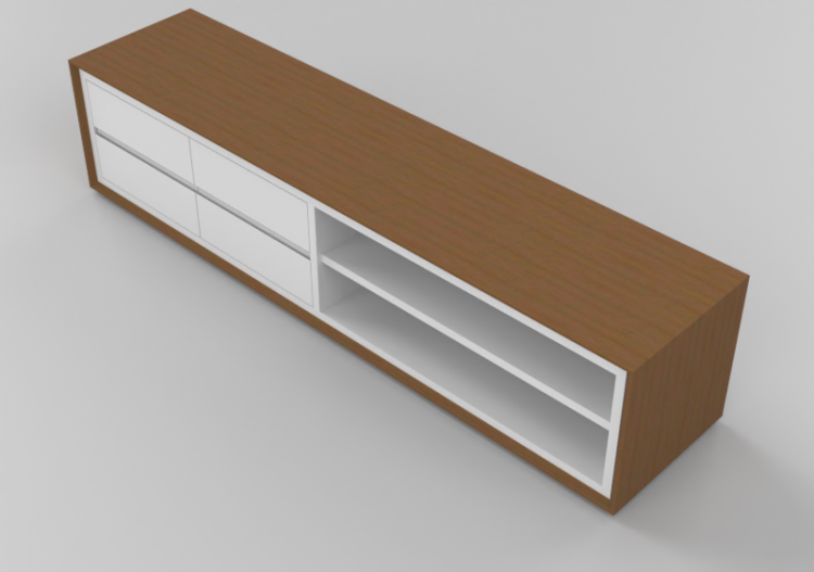 Meubles 3D - Meuble en bois - Schuster - Cascas - ACCA...