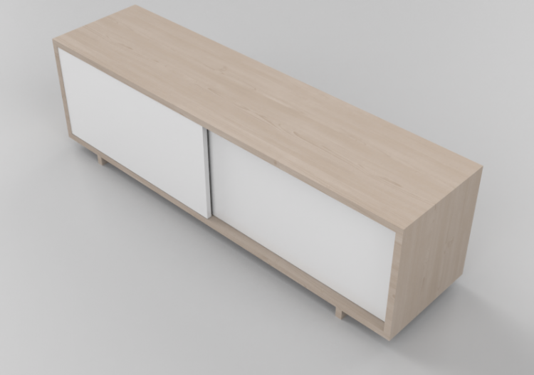 3D Furniture - Wooden cabinet - Schuster - Retìcula - ACCA...