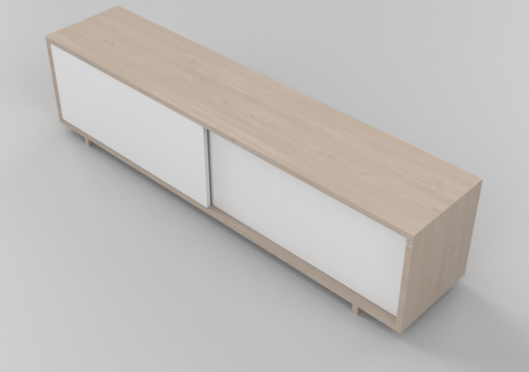 Muebles 3D - Mueble de madera - Schuster - Retìcula - ACCA...