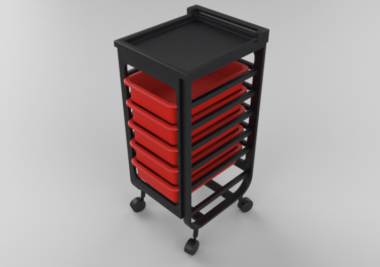 Accesorios 3D - Carro para objetos - ACCA software