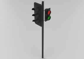3D Signage - Traffic lights
