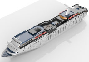 Bateaux, Avions et Trains 3D - Navir de croisière