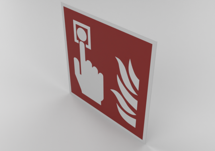 Botão de alarme de incêndio - F005 - ACCA software