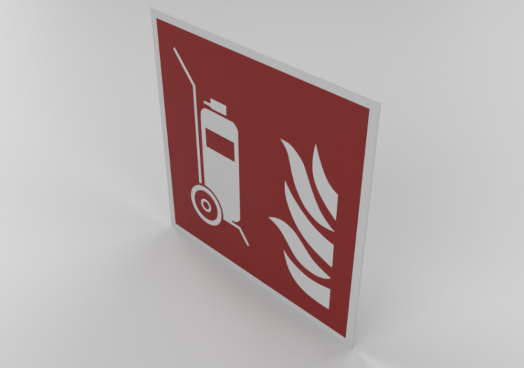 Extintor de incendios con ruedas - F009 - ACCA software