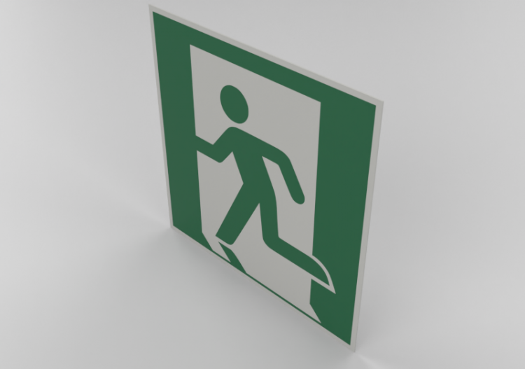 Emergency exit to the left - E001 - ACCA software