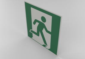 Emergency exit to the right - E002