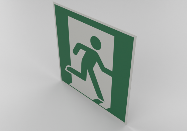 Emergency exit to the right - E002 - ACCA software