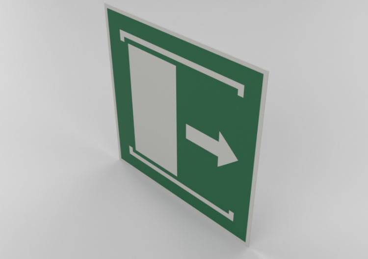 Door with sliding opening on the right side - E033 - ACCA...