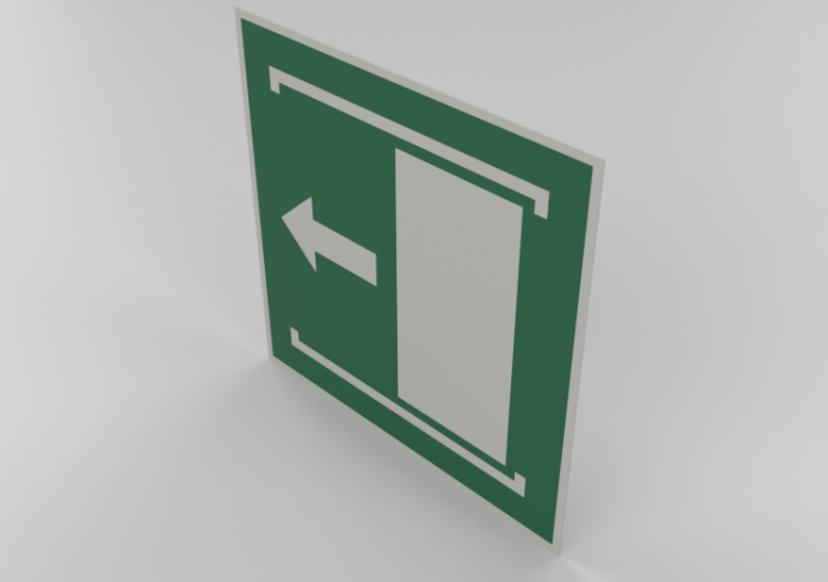 Door with sliding opening on the left side - E034 - ACCA...