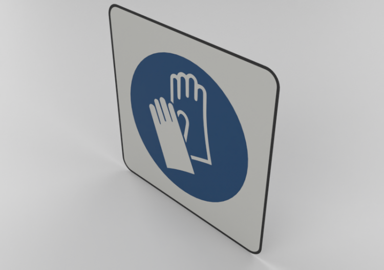 Guantes de protección obligatorios - M009 - ACCA software