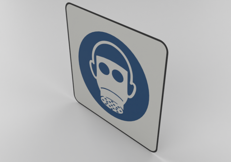 Protección de las vías respiratorias obligatoria - M017 -...