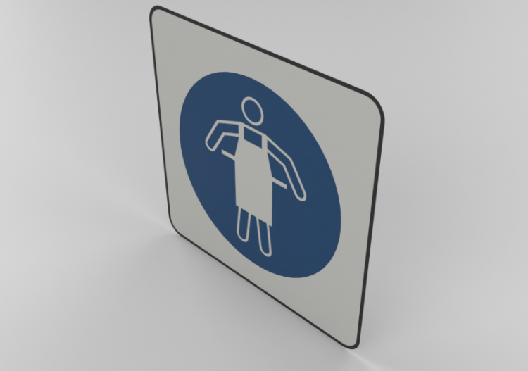 Use a protective apron - M026 - ACCA software