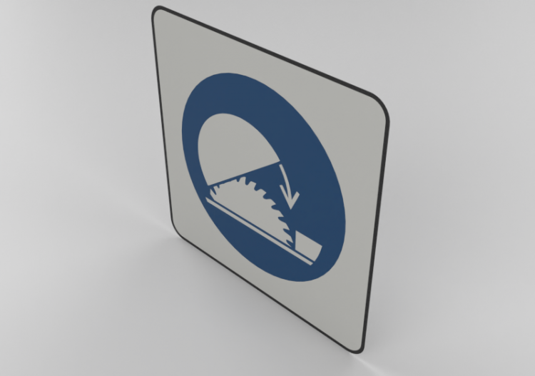 Utiliser la protection réglable de la scie circulaire sur...