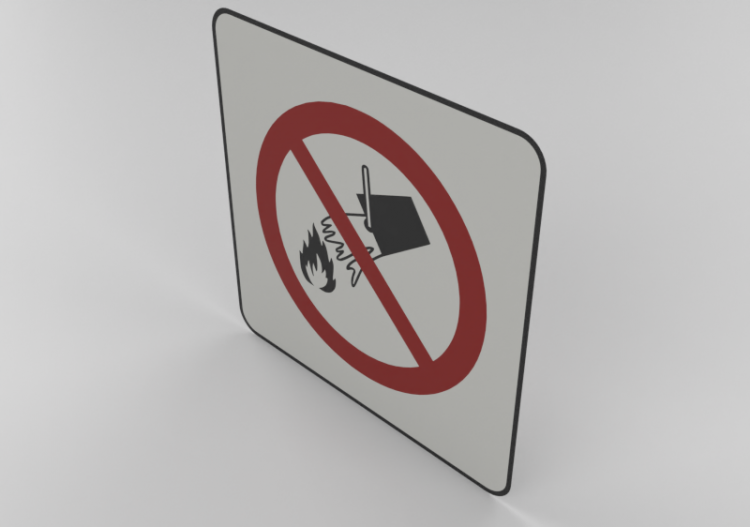 Do not extinguish with water - P011 - ACCA software