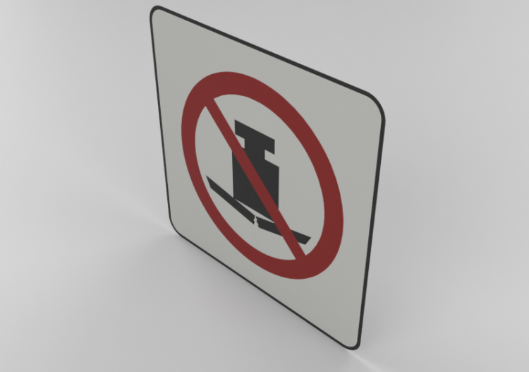 Do not support heavy loads - P012 - ACCA software