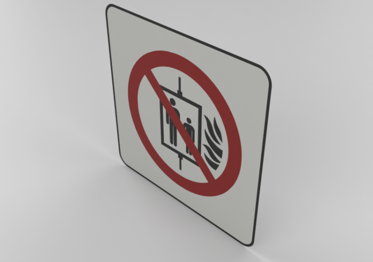 Interdiction d'utiliser l'ascenseur en cas d'incendie -...