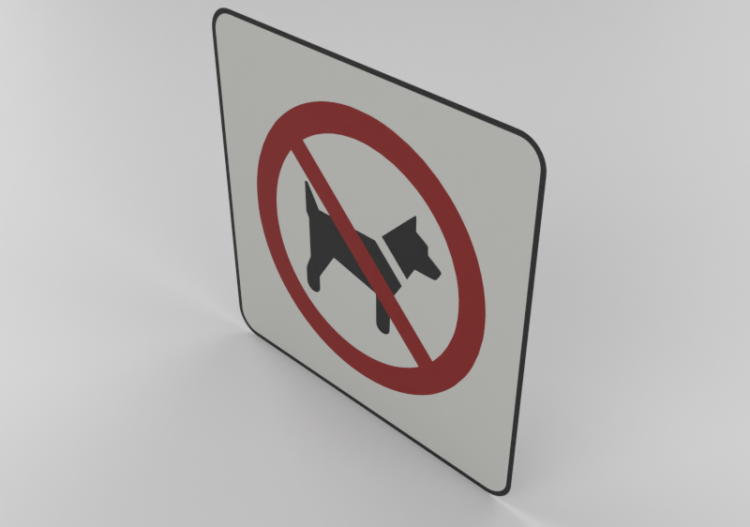 Prohibido el acceso a los perros - P021 - ACCA software