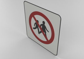 Zugang für Kinder verboten - P036