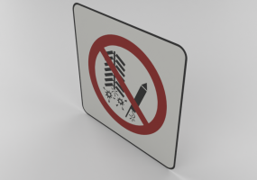 No fireworks can be fired - P040