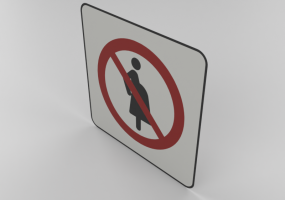 Divieto per donne in gravidanza - P042