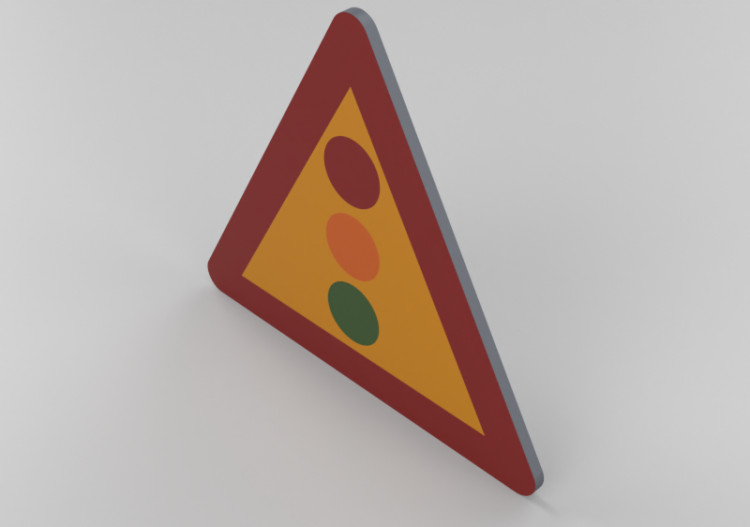 Traffic light with vertical disks - 404 - ACCA software