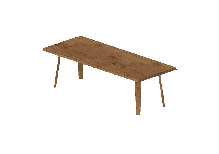3D Tables - Rectangular table - Moroso - Il Naturale - IN0... 3D Tables - Rectangular table - Moroso - Il Naturale - IN0...