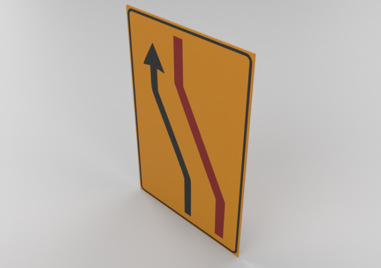 Return to the carriageway signal 412/d - ACCA software