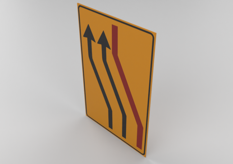 Return to the carriageway signal 412/e - ACCA software