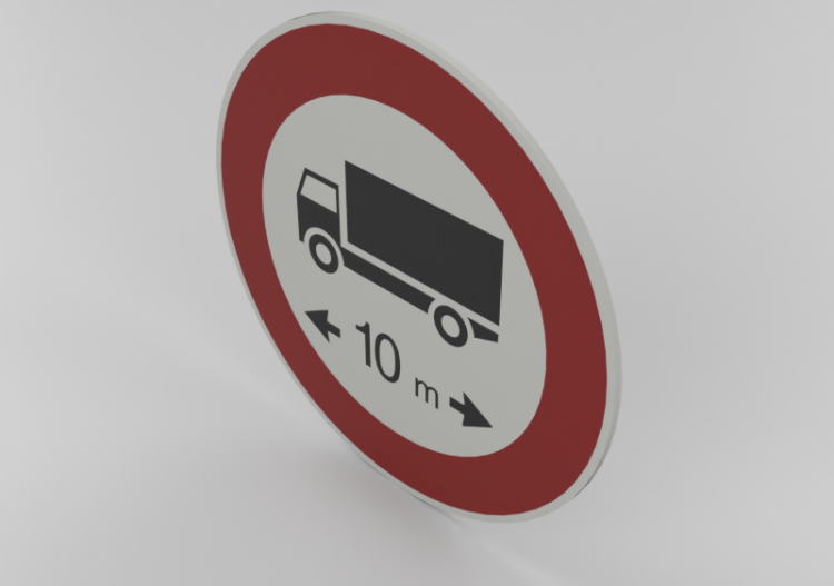 Transit prohibited for vehicles or vehicle complexes with a...