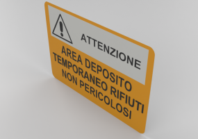 Temporary storage area for non-hazardous waste